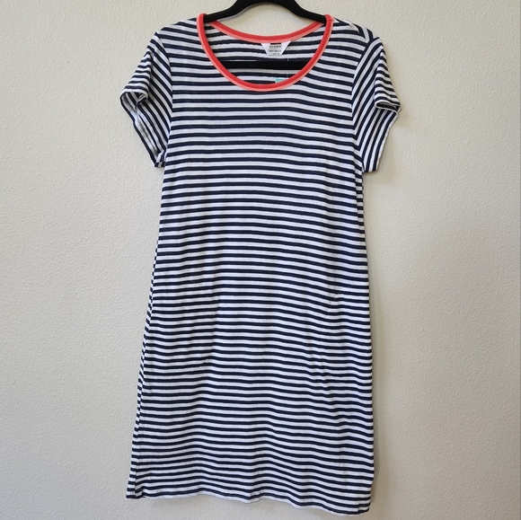 NWT Splendid X Gray Malin Seaside Stripe T Shirt Dress with Pockets 100%… - Picture 1 of 14
